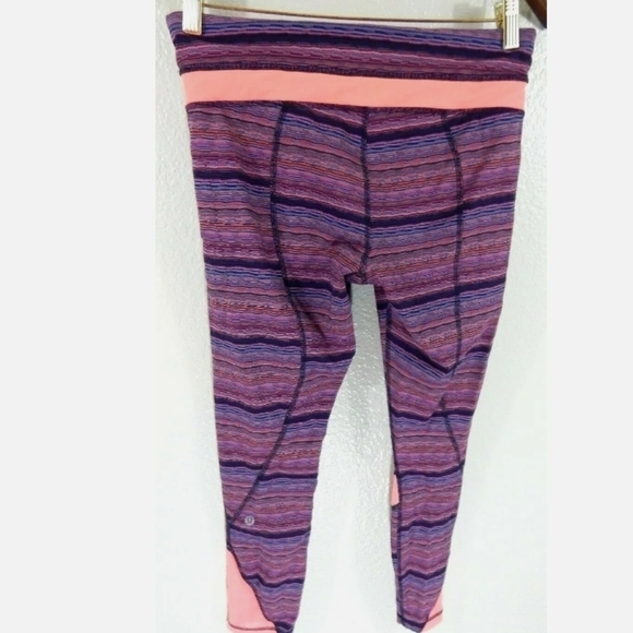 Lululemon Inspire Tight II Mesh Space Dye Twist Deep Naval Very Light Flare - Picture 2 of 4